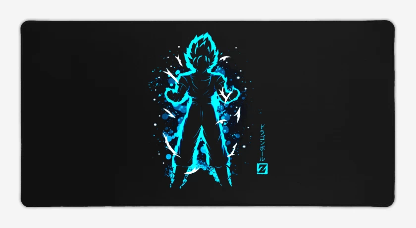 Mouse pad Gamer Negro de Goku 3