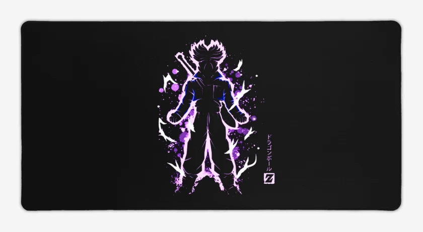 Mouse pad Gamer Negro de Trunks