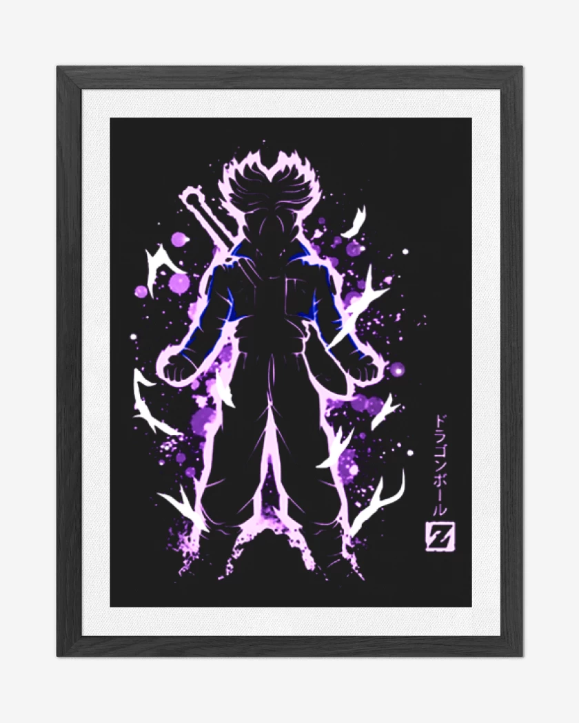 Cuadro decorativo Negro de Trunks