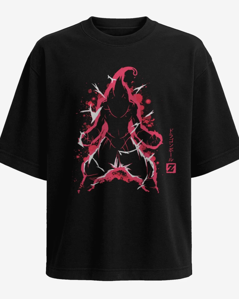 Polera Oversize Negro de boo 