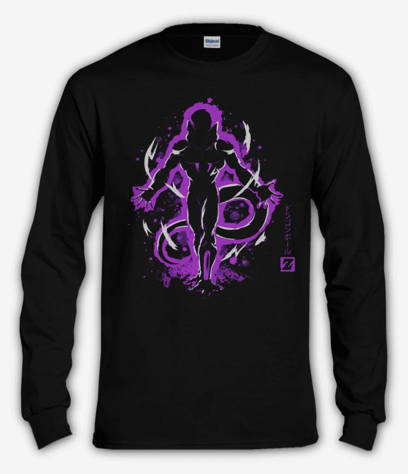Polera manga larga Negro de Freezer