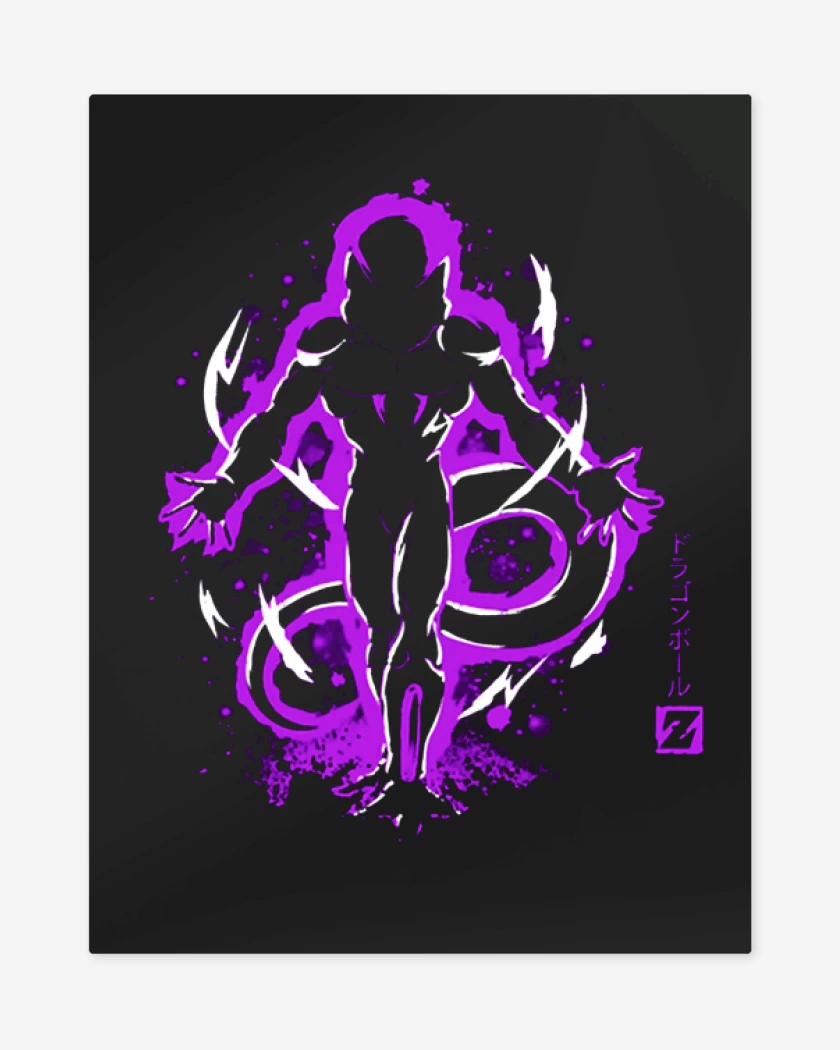 Print metalico Negro de Freezer