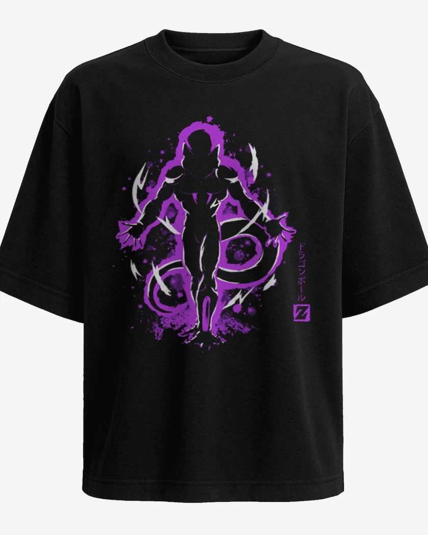 Polera Oversize Negro de Freezer