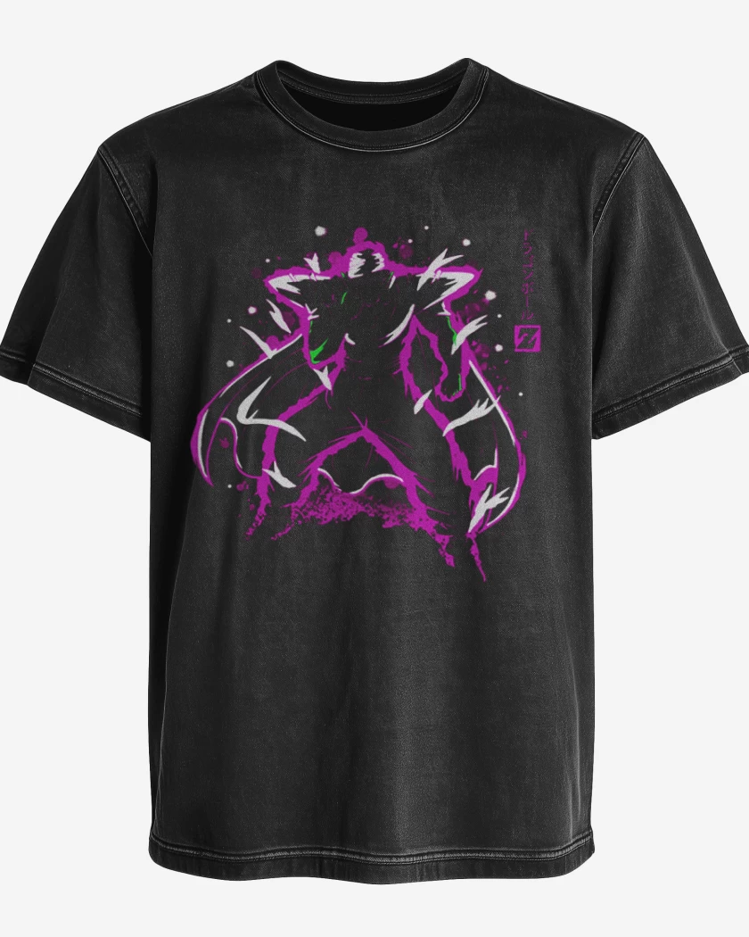 Polera desgastada Negro de Piccolo