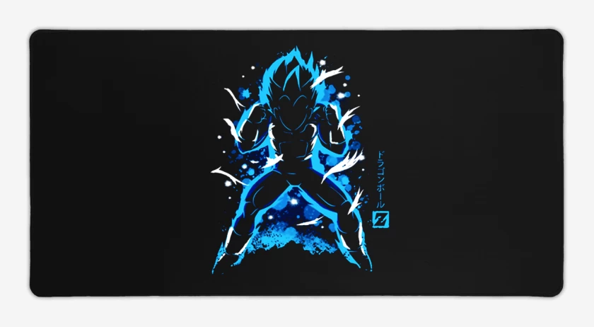 Mouse pad Gamer Negro de Vegeta full colors