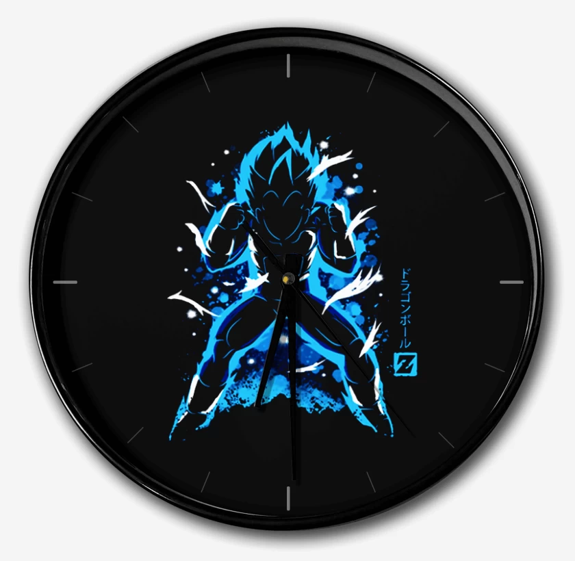 Reloj Negro de Vegeta full colors