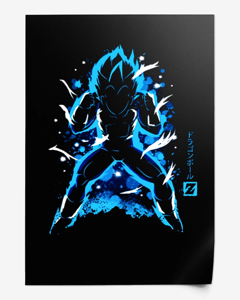 Print Vegeta full colors