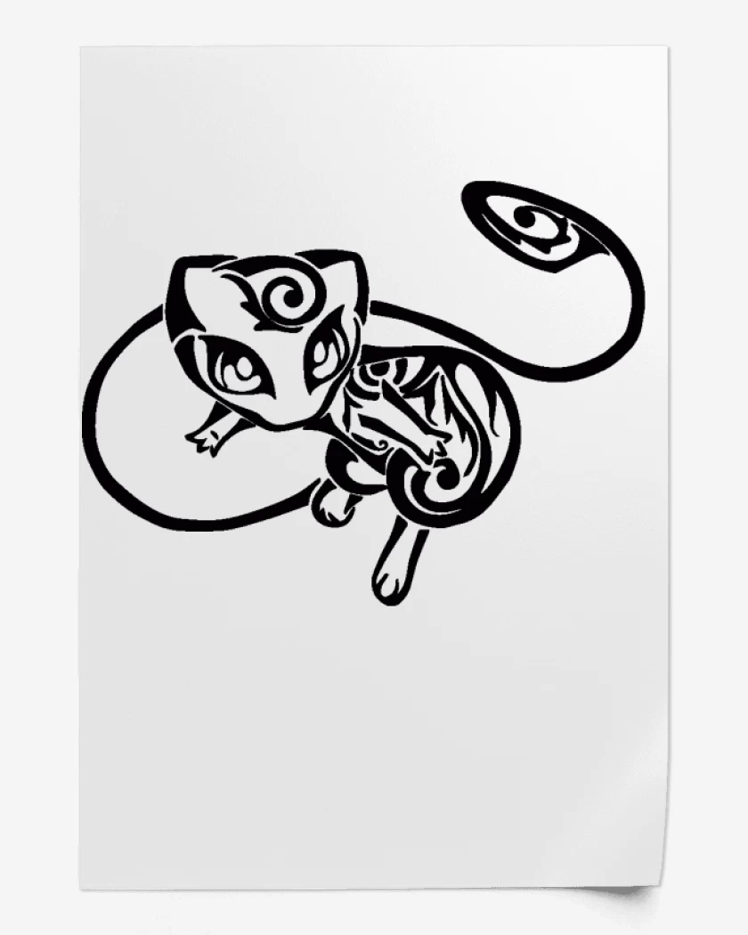 Print Blanco de Mew 