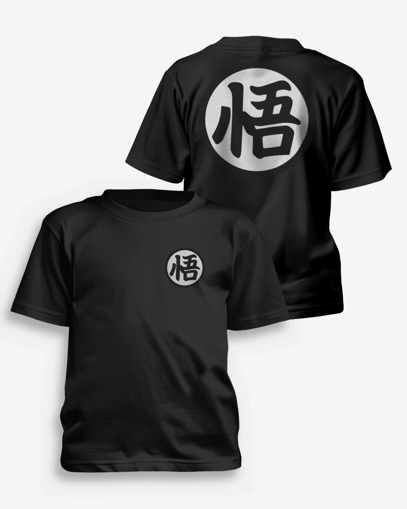 Polera de niño Kanji dragon ball super 