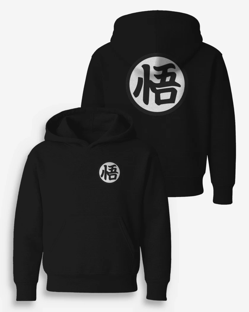 Poleron de niño Kanji dragon ball super 