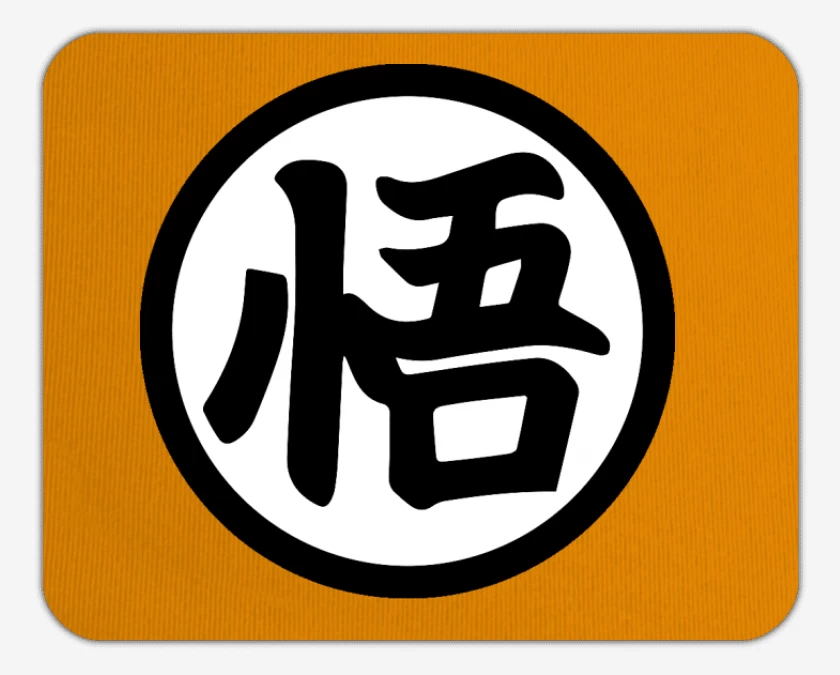 Mousepad Kanji dragon ball super 