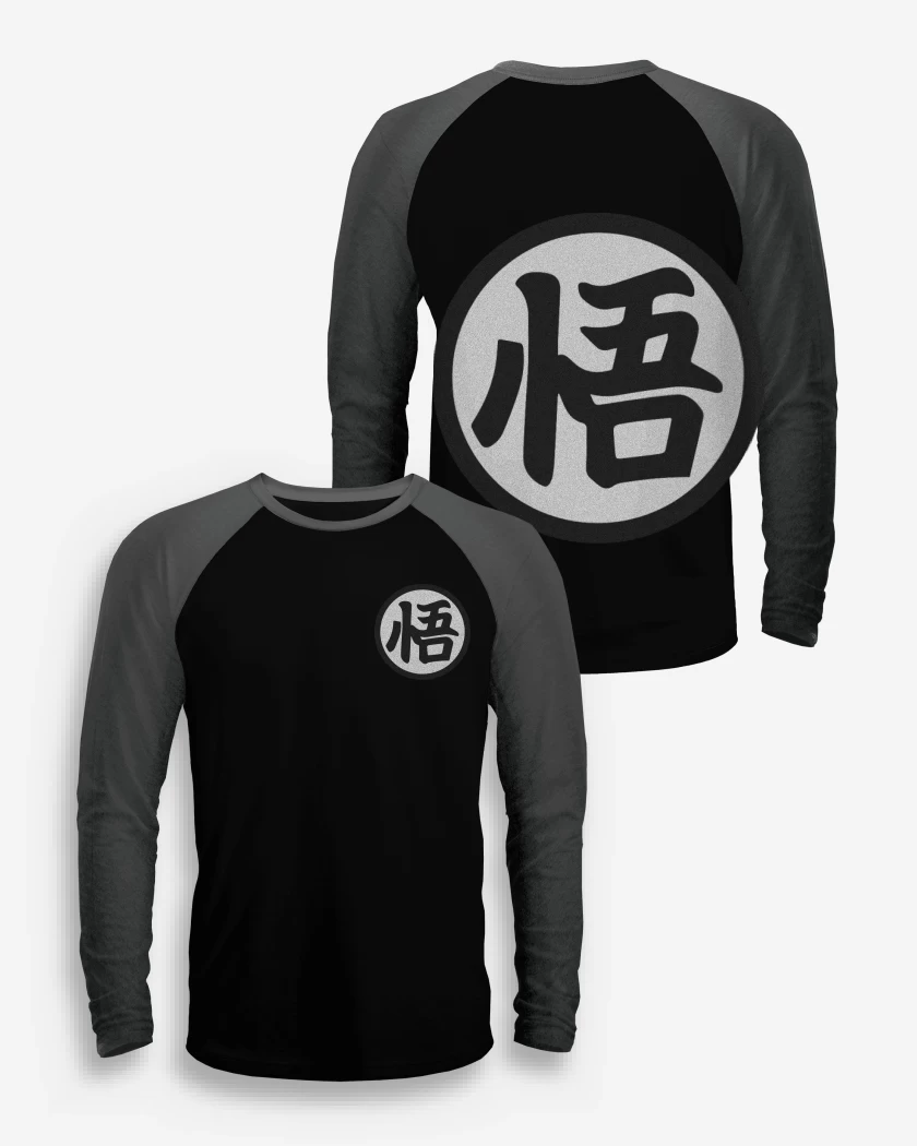 Polera Raglan Kanji dragon ball super 