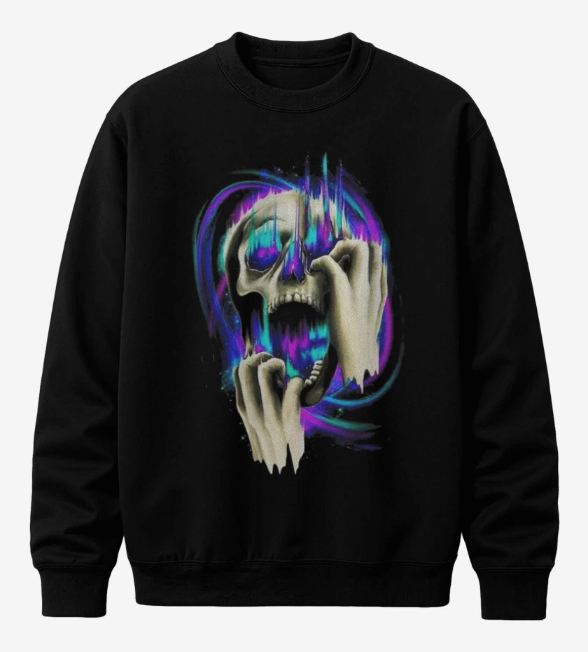 Poleron polo Galaxia Skull