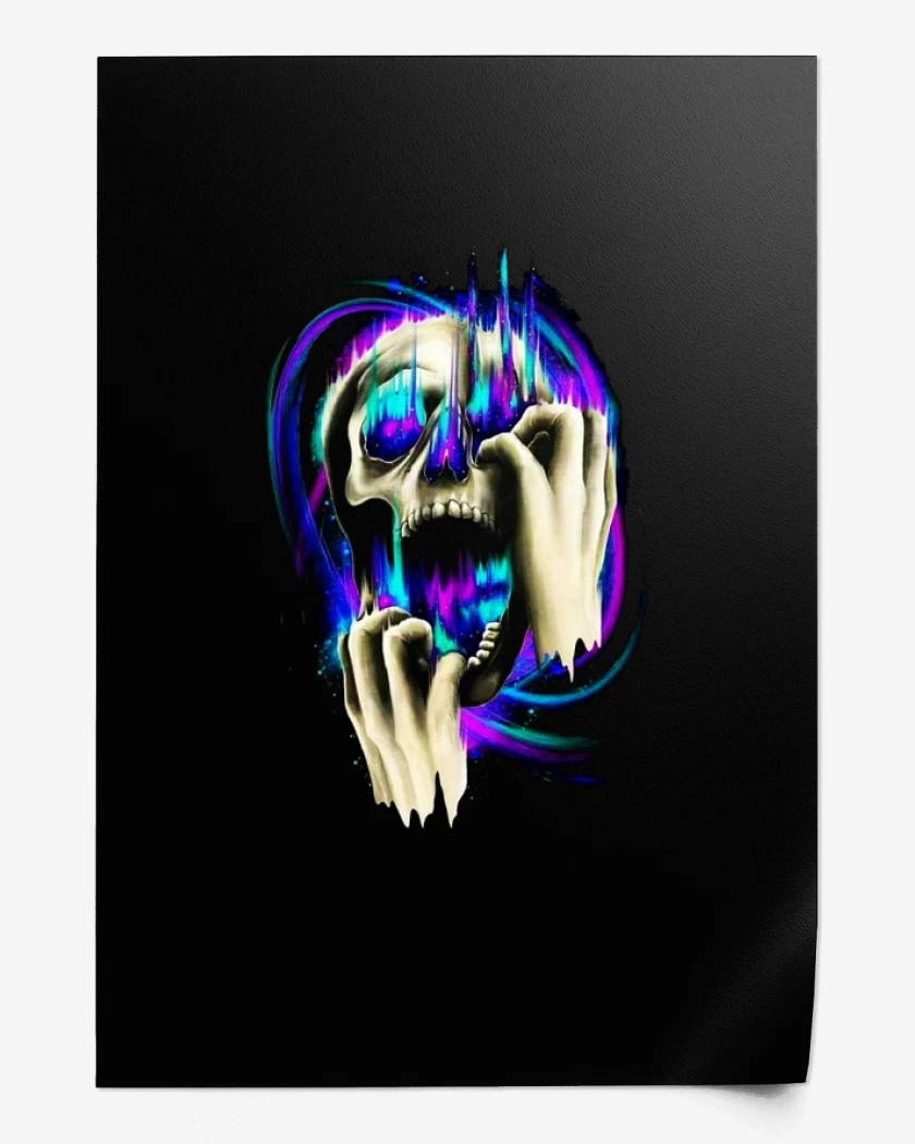 Print Galaxia Skull