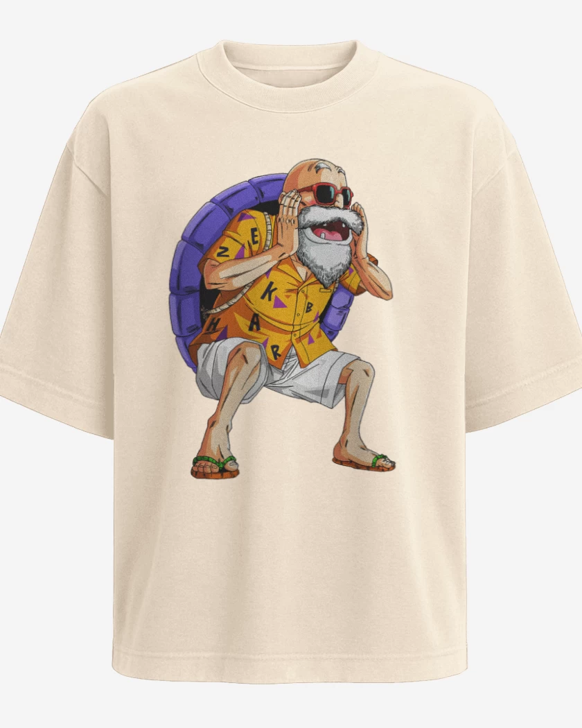Polera Oversize Beige de Roshi 