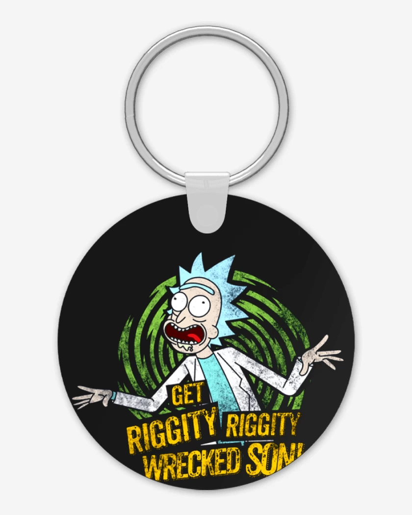 Llavero get riggity riggity wrecked son