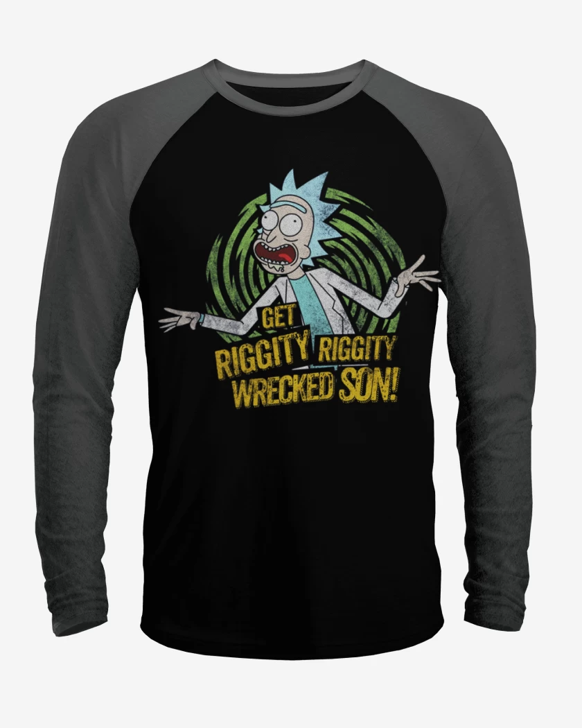 Polera Raglan get riggity riggity wrecked son