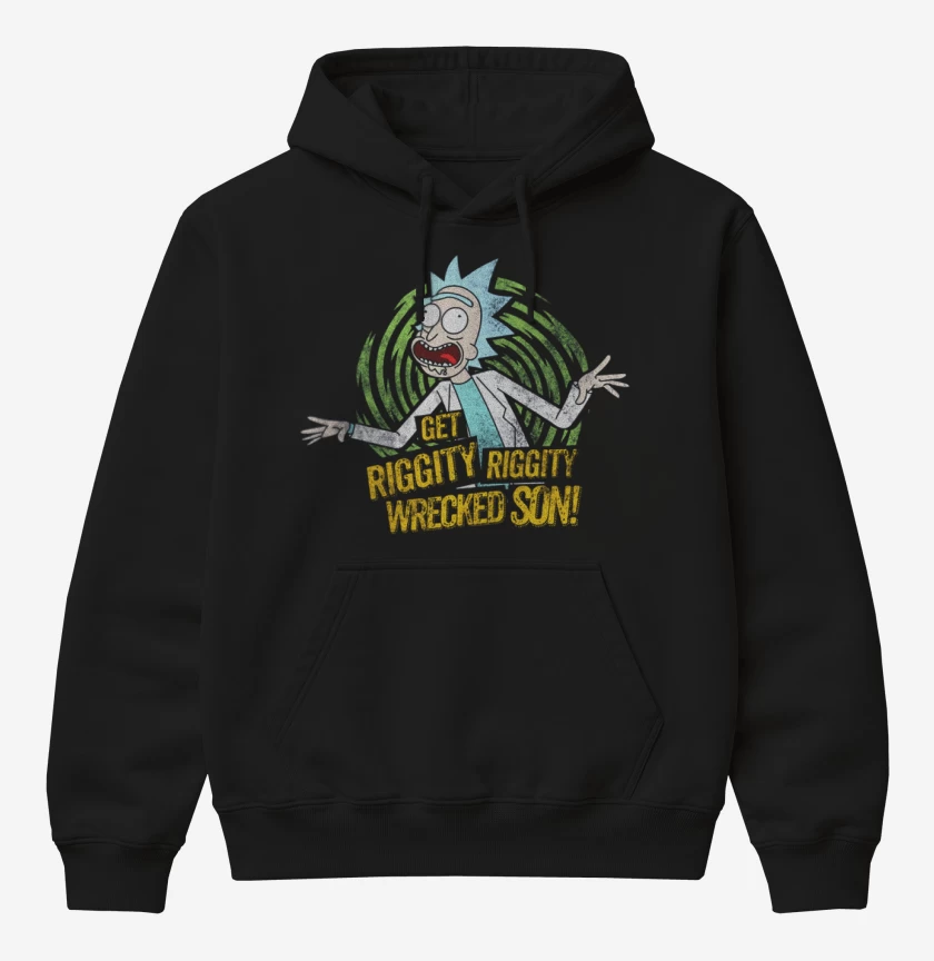 Poleron Canguro básico get riggity riggity wrecked son