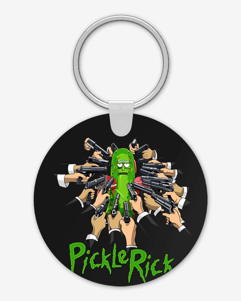 Llavero Pickle rick armas