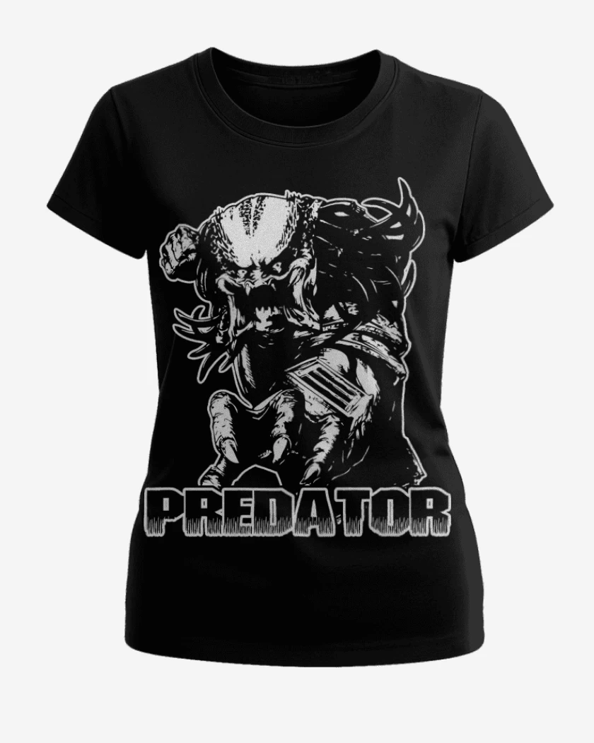 Polera de Mujer Negro de Predator 2