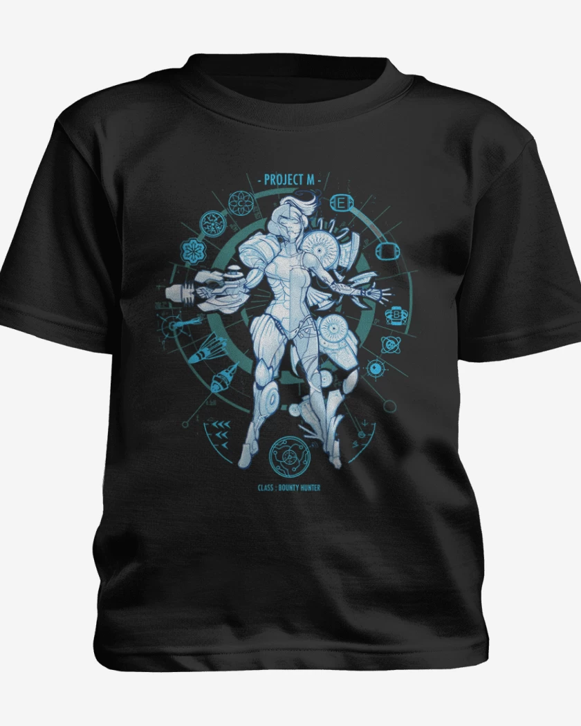 Polera de niño Negro de project m