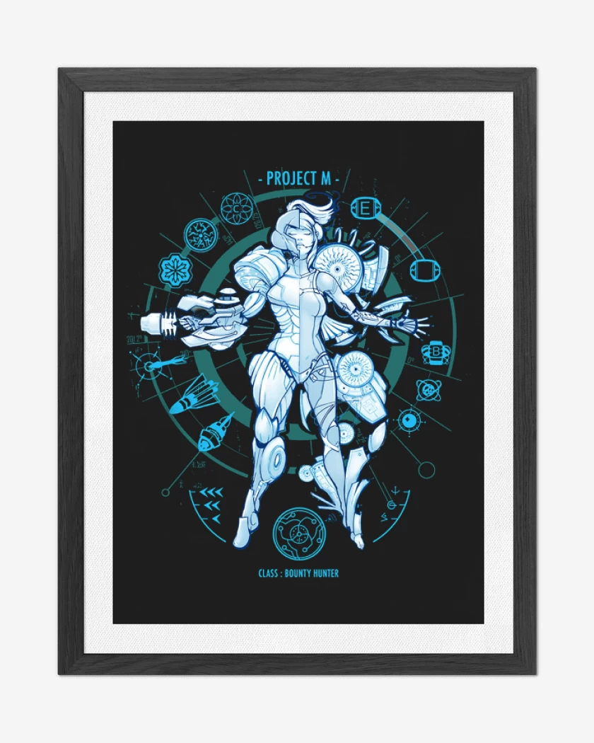 Cuadro decorativo Negro de project m