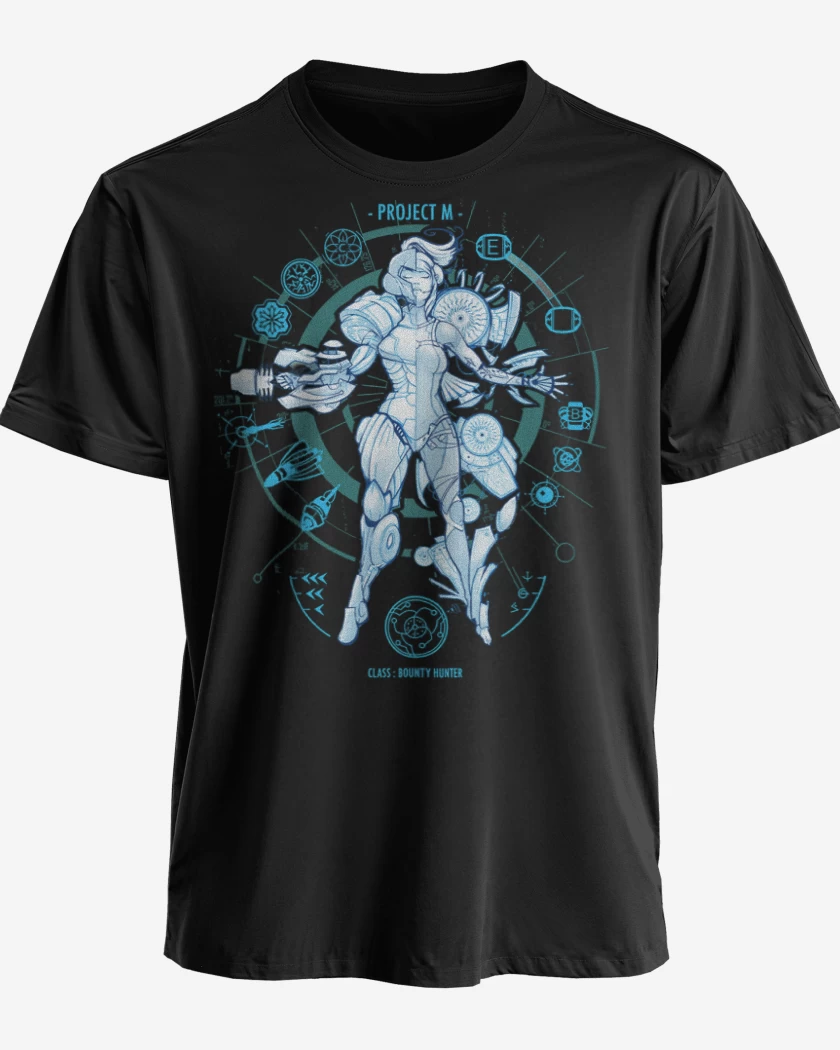 Polera premium Negro de project m