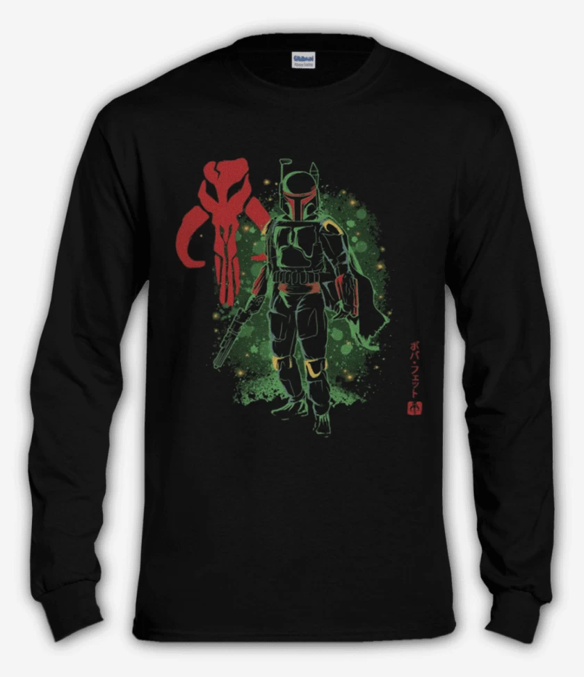 Polera manga larga Negro de Fet 2