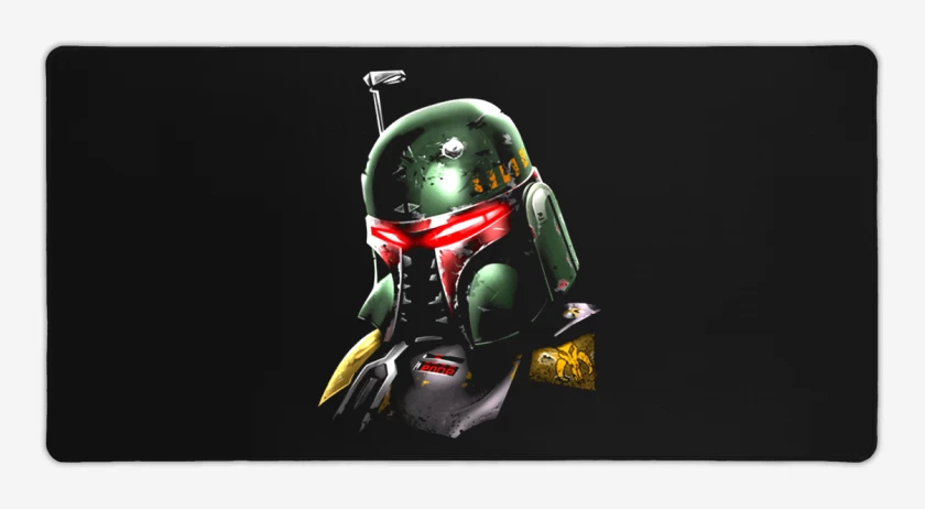 Mouse pad Gamer Negro de fet 3