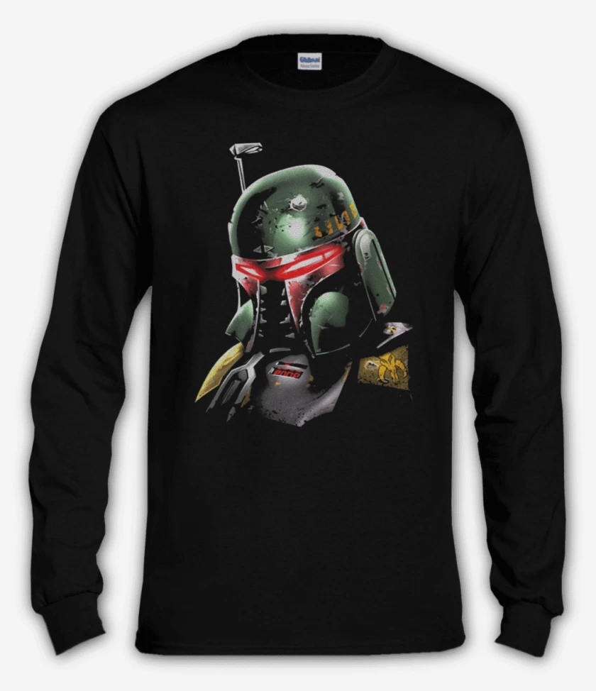 Polera manga larga Negro de fet 3