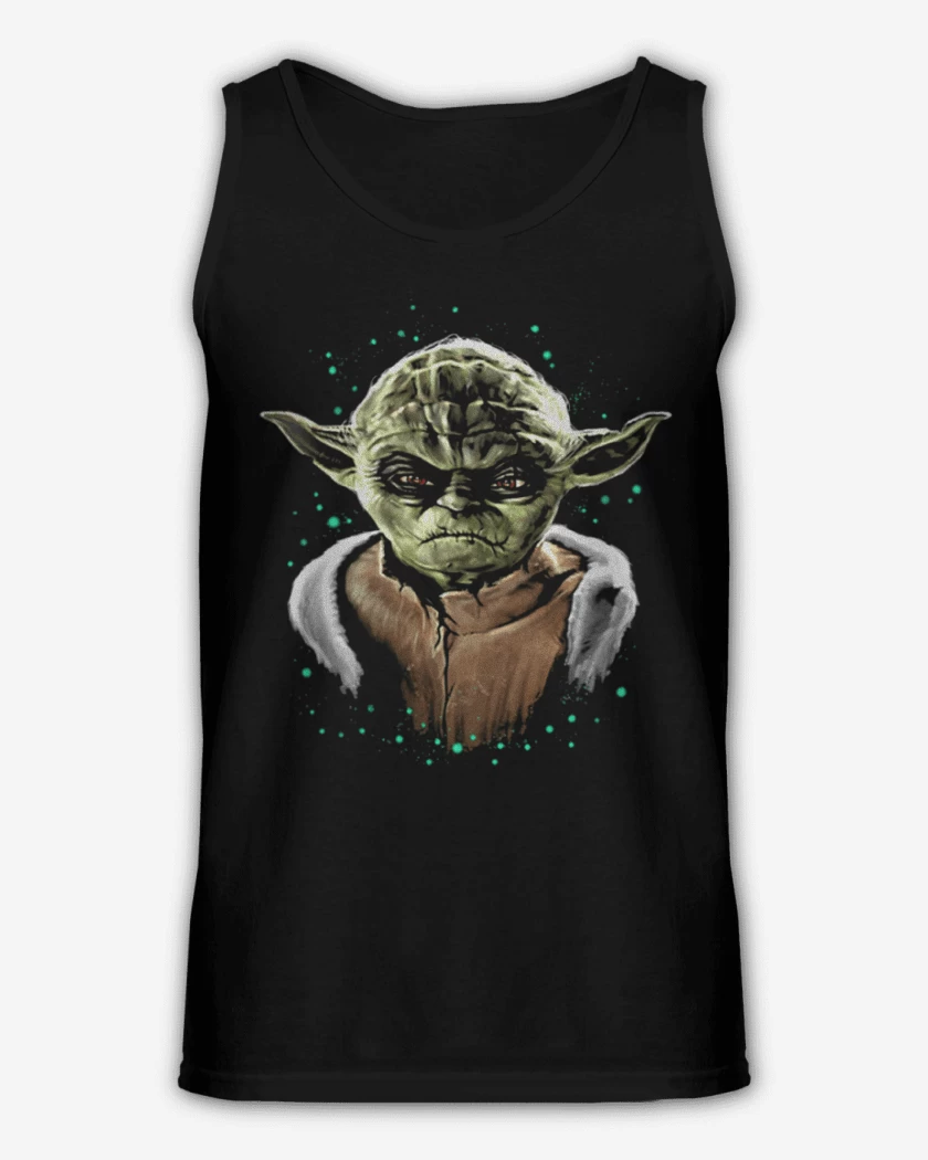 Sudadera Negro de Yoda full color