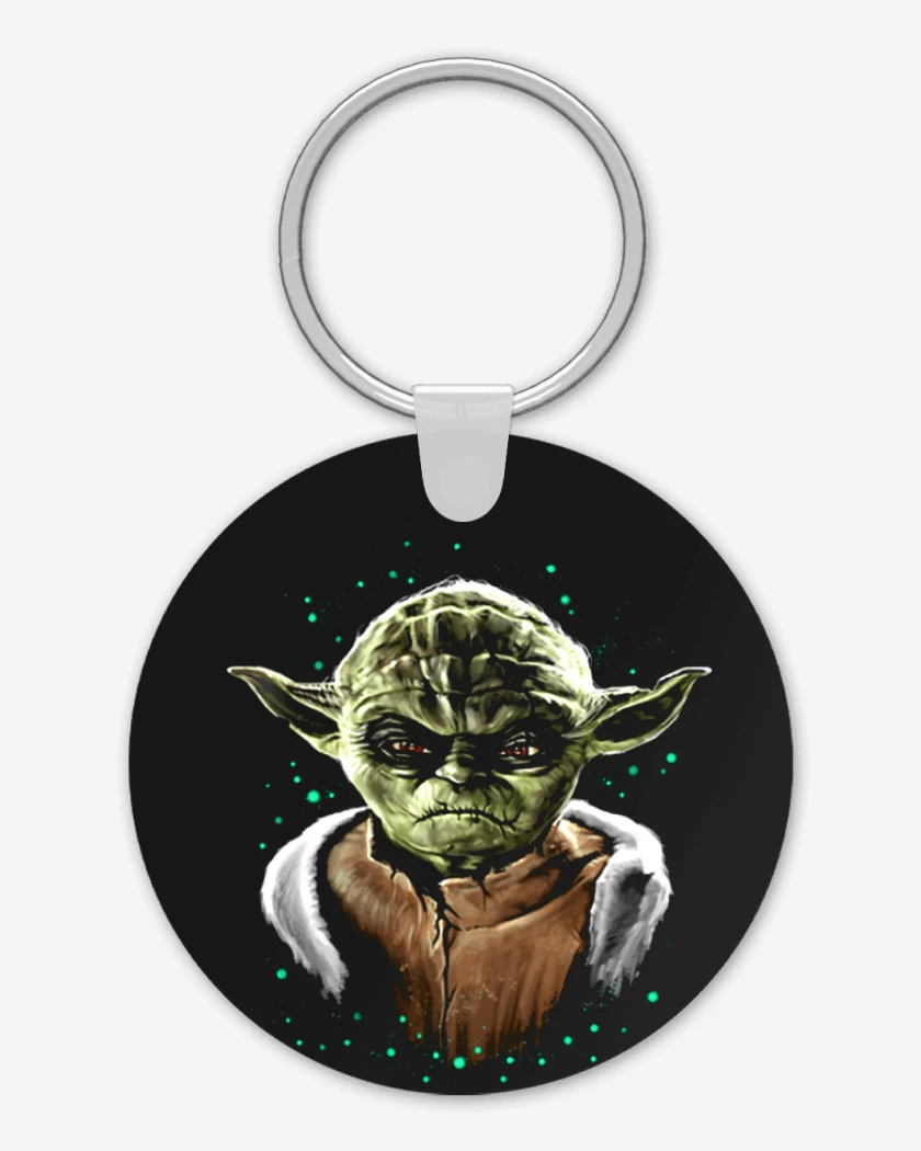 Llavero Negro de Yoda full color