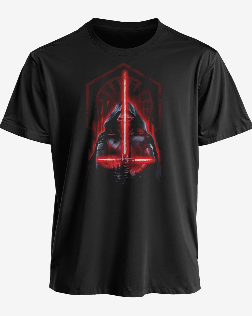 Polera premium Negro de Kylo full color