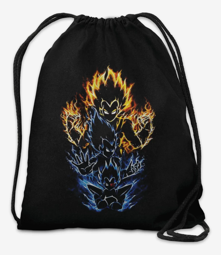 Mochila Negro de Vegetas