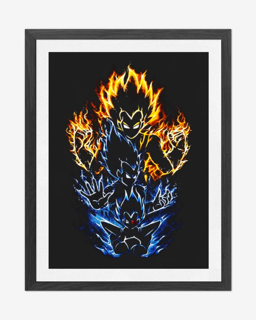 Cuadro decorativo Negro de Vegetas