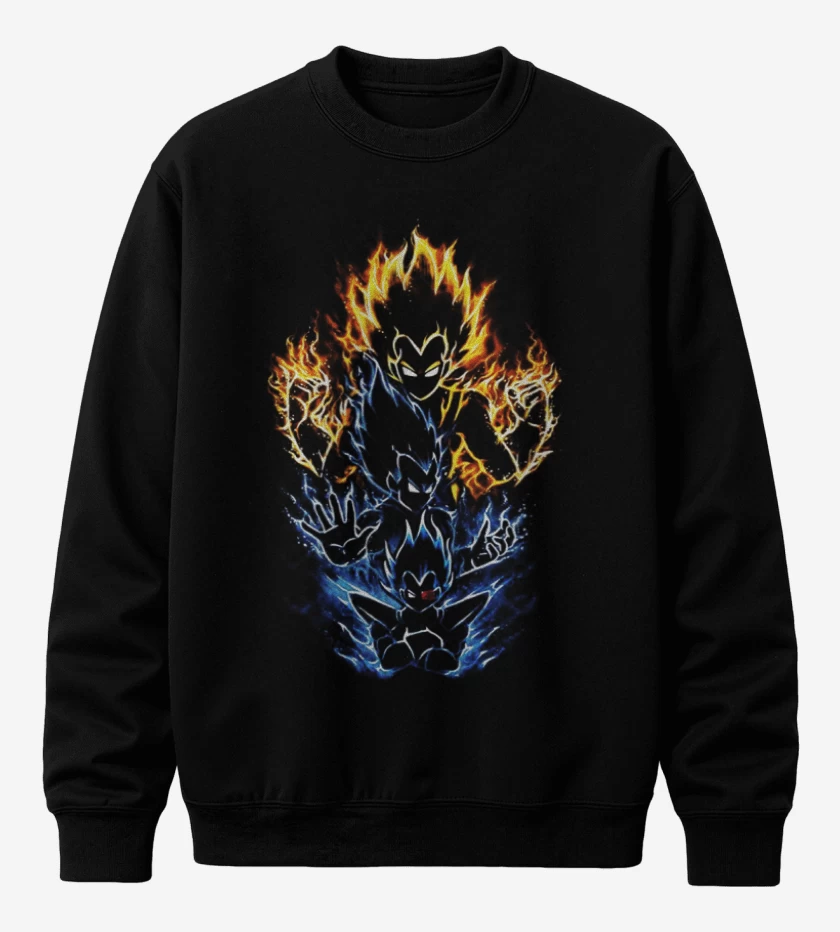 Poleron polo Negro de Vegetas
