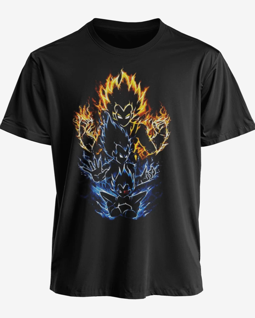 Polera premium Negro de Vegetas