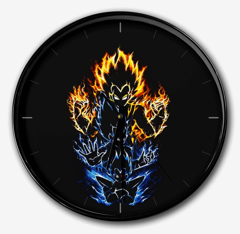 Reloj Negro de Vegetas