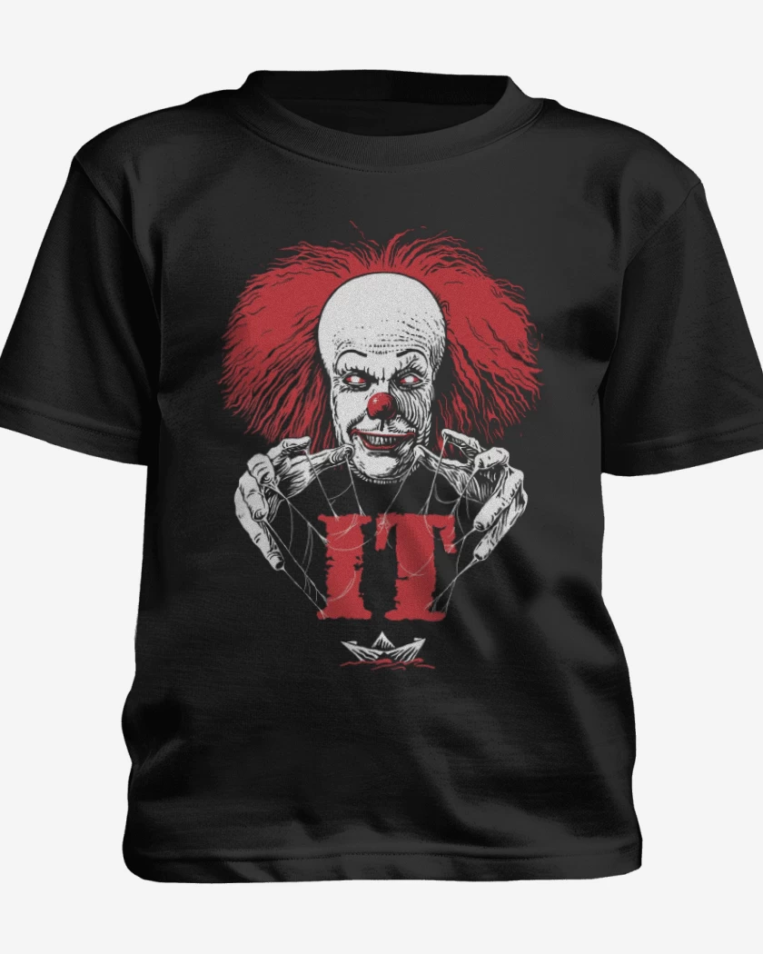 Polera de niño Negro de Pennywise