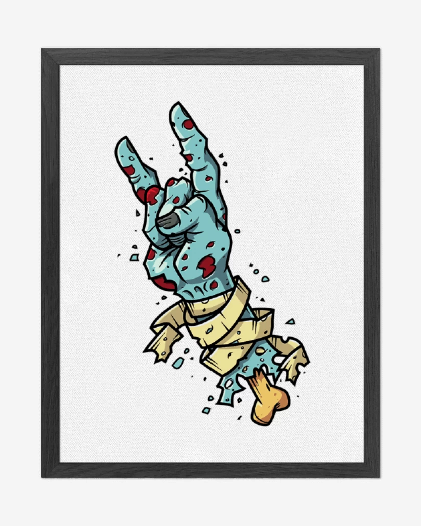Cuadro decorativo Rock zombie