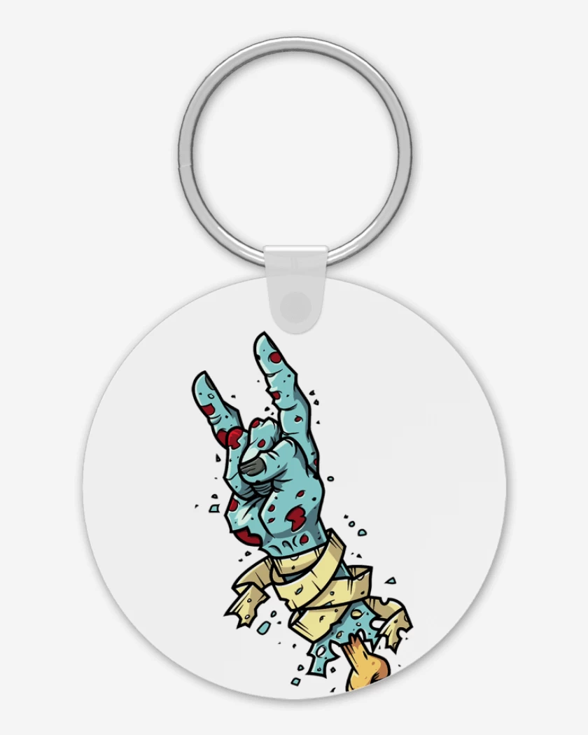 Llavero Rock zombie