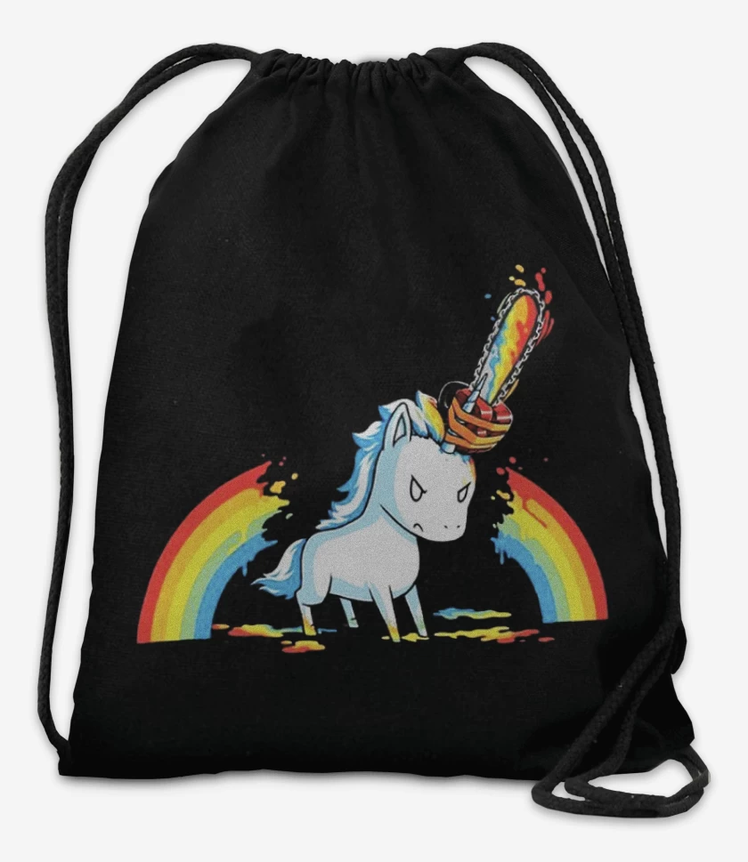 Mochila Negro de Angry poni
