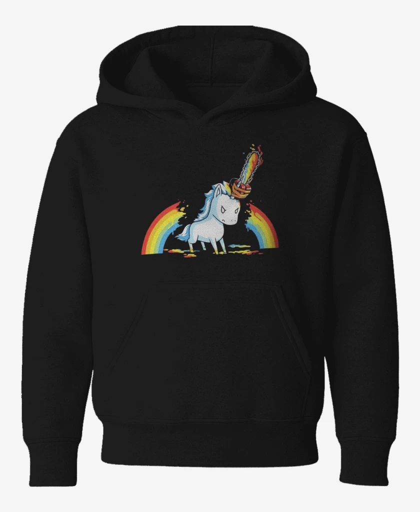 Poleron de niño Negro de Angry poni