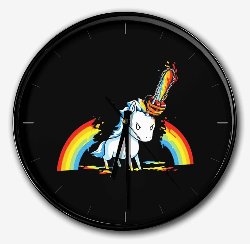Reloj Negro de Angry poni