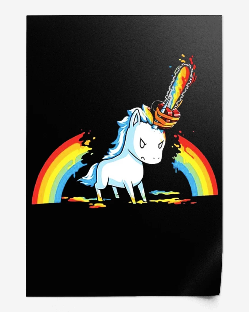 Print Angry poni