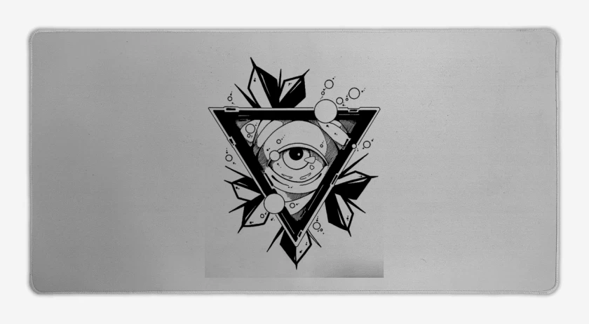Mouse pad Gamer Gris Melange de Ojo 