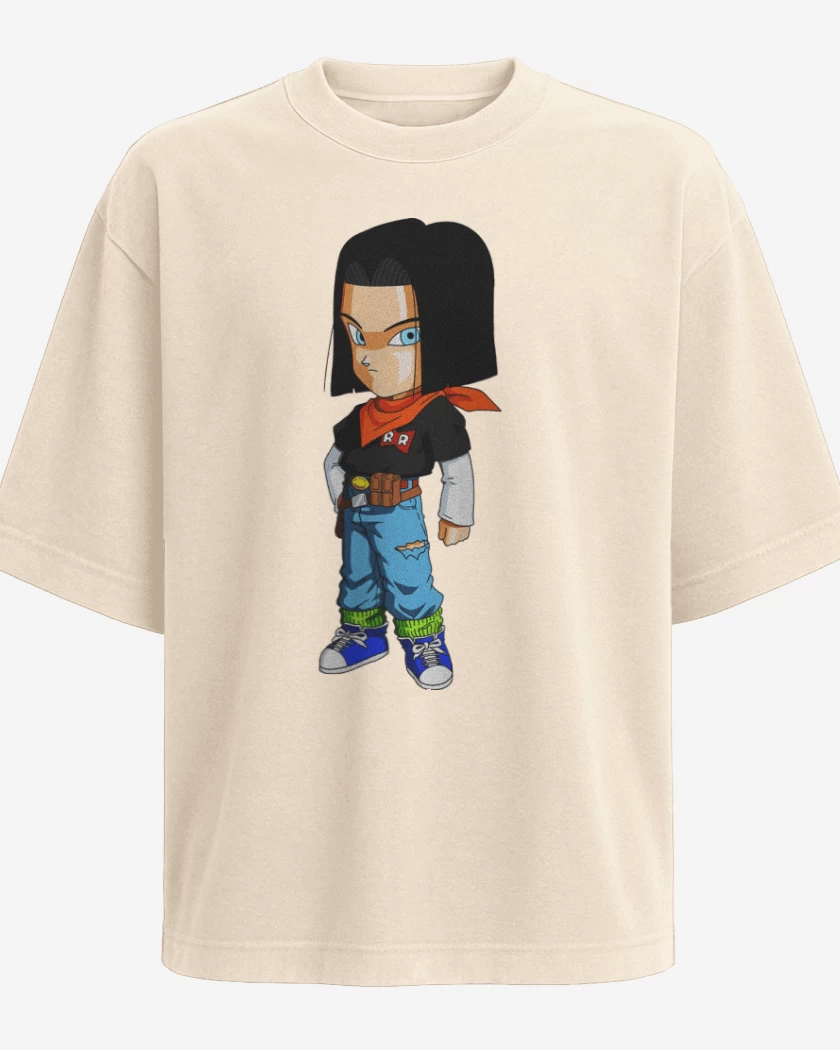 Polera Oversize Beige de 18