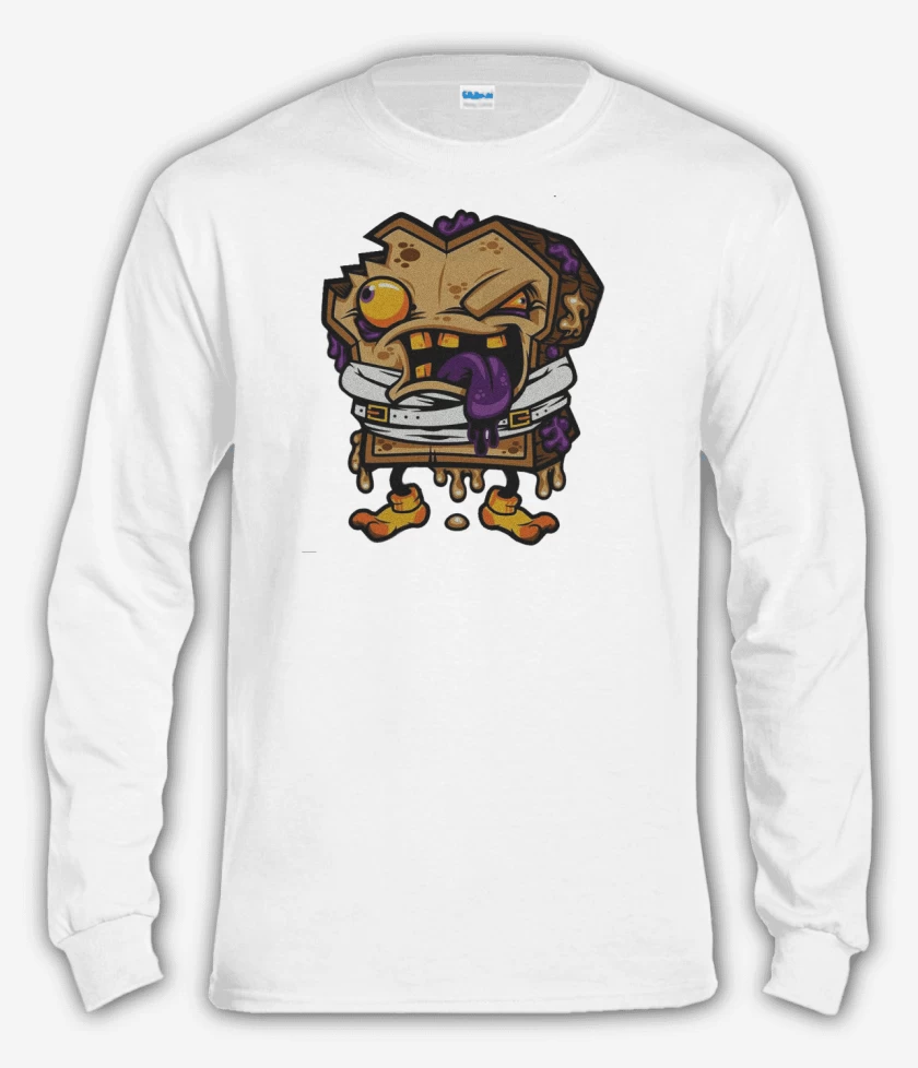 Polera manga larga Blanco de Sanguche