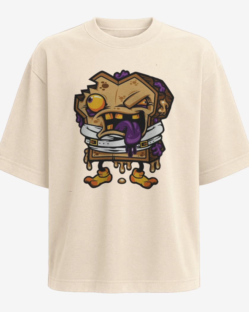 Polera Oversize Beige de Sanguche