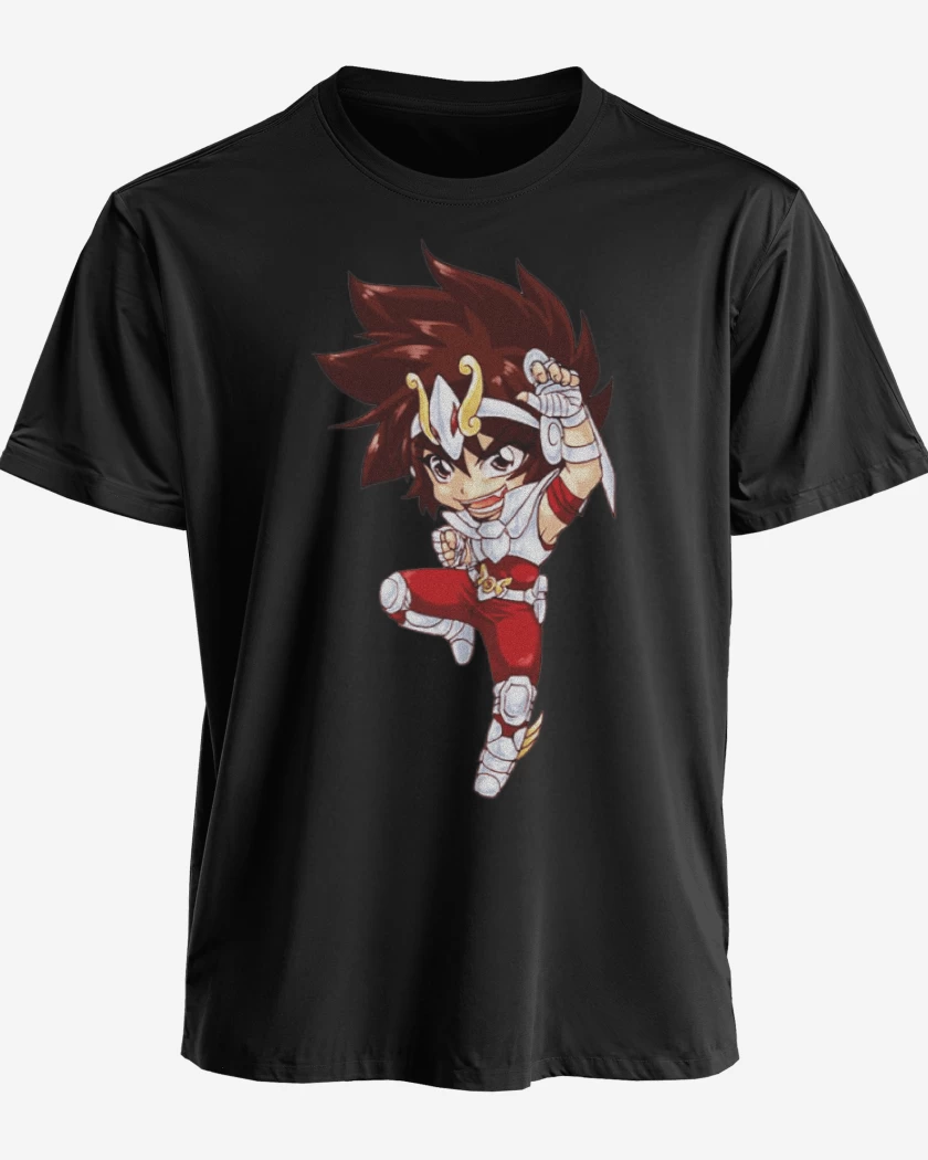 Polera premium Negro de Seiya full color